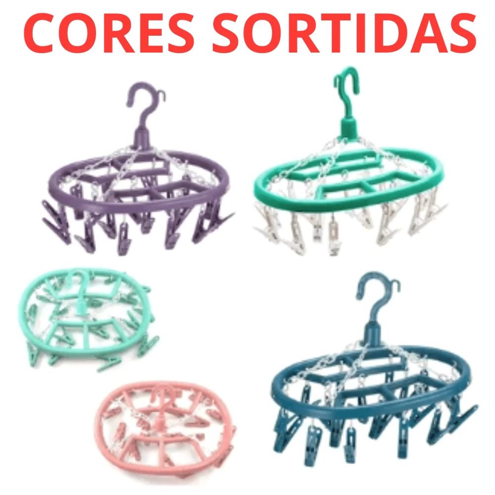 Kit 4 Mini Varais Multiuso Ovais Madeira Para Casa Compact Travel com Travamento Antivento