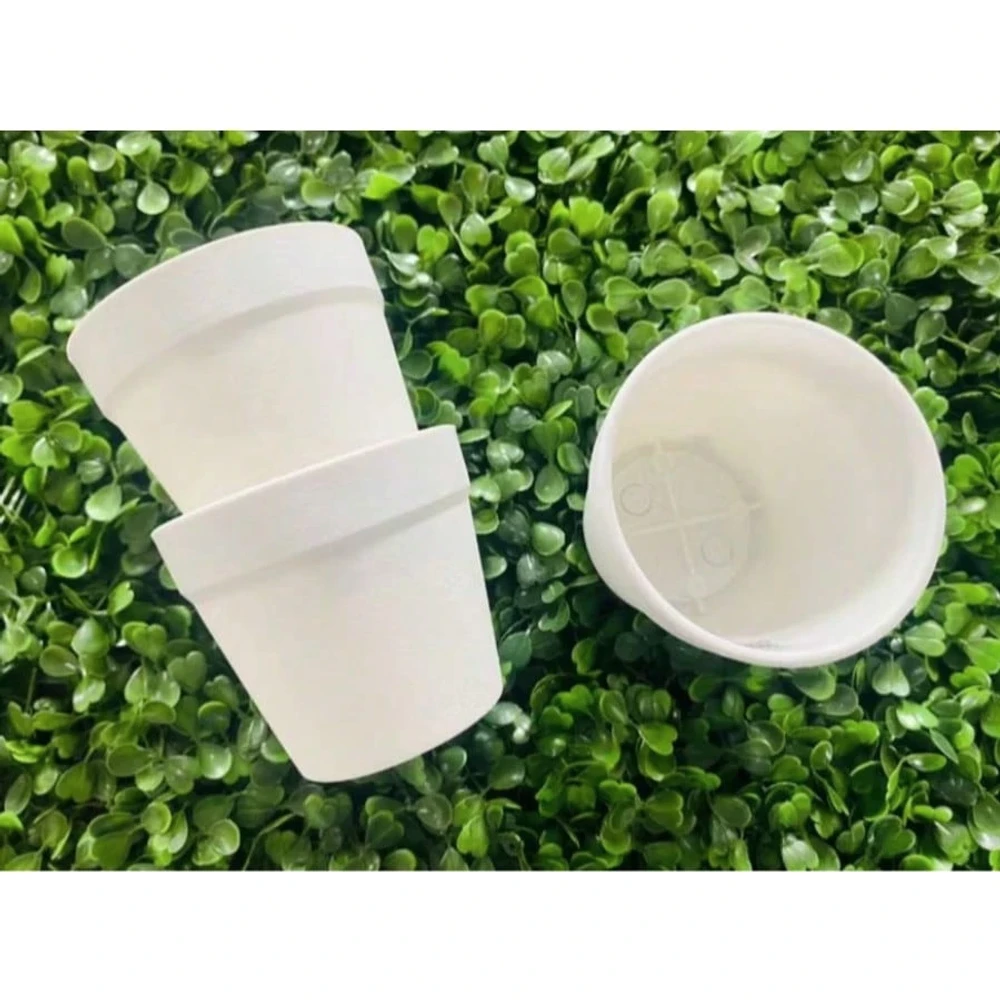 Trio de Vasos Decorativos Madeira Para Casa Alabastro Escultural para Mesas e Aparadores